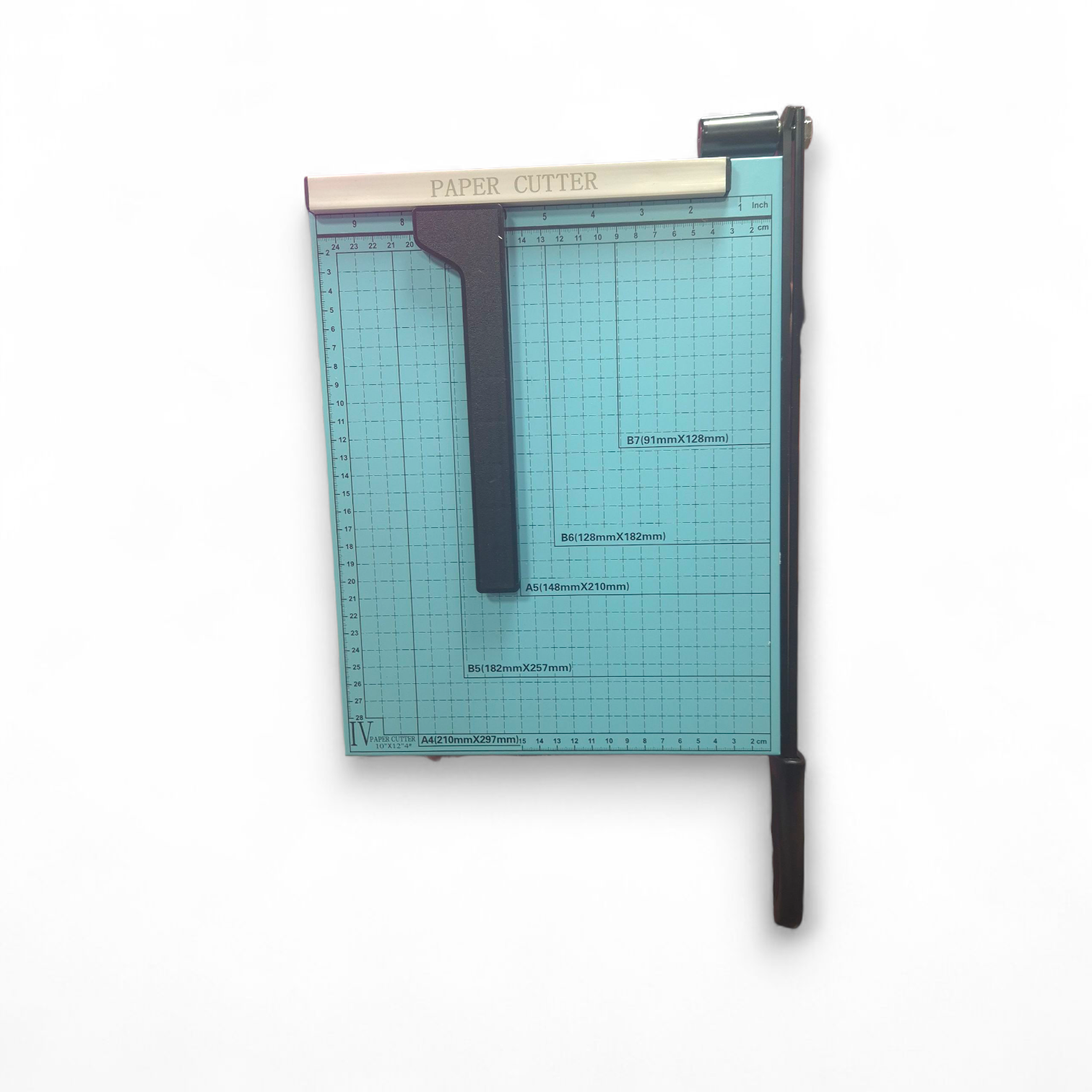 Guillotina Metálica Azul A4 PLaneta Gráfico_1 Guillotina Metálica Azul A4 PLaneta Gráfico_1